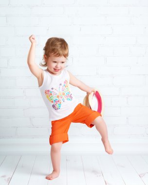 mutlu güzel bebek kız dansçı hip hop dans