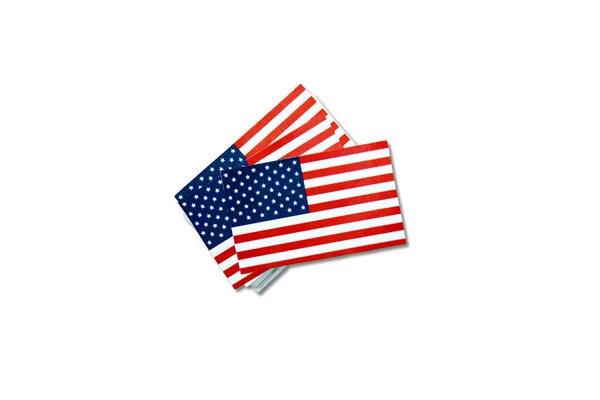 Carte Bandiera Usa Luglio Memorial Day Veteran Day Altre Celebrazioni — Foto Stock