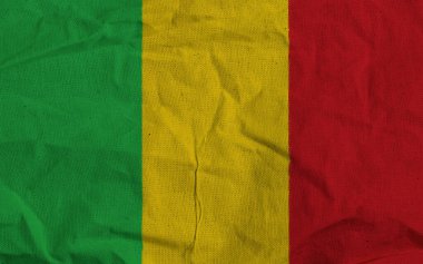 Yeşil-sarı-kırmızı dikey çizgili Mali bayrağı
