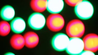 Uyarı ışıkları bokehs