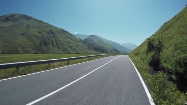 Górska droga z roweru — Wideo stockowe