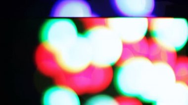 Uyarı ışıkları bokehs