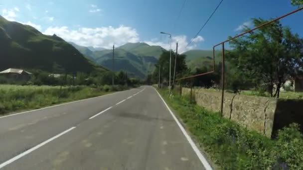 自行车的山路 — 图库视频影像