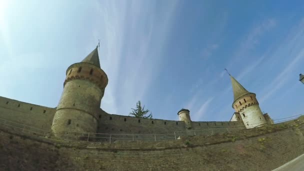 Vue sur vieux château — Video