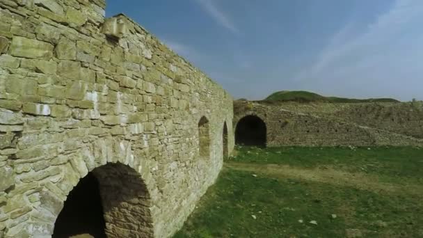 Vista sul vecchio castello — Video Stock