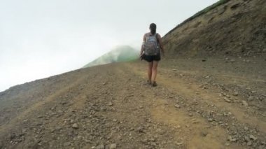 Kalın sis ile Dağları