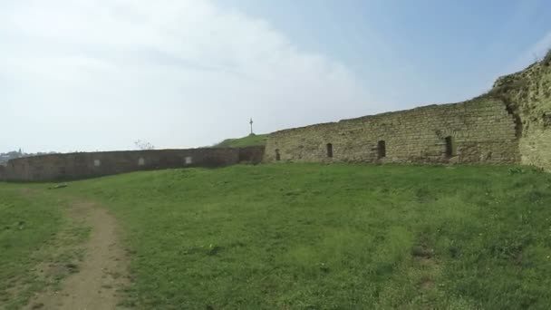 Vista sul vecchio castello — Video Stock