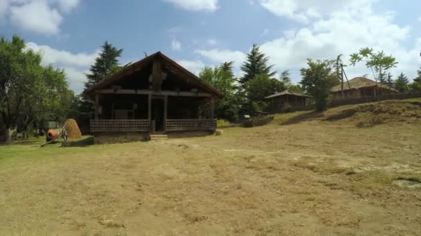 Antique wooden house — Stock Footage Antique wooden house Video Clip
