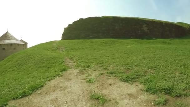 Vista no castelo velho — Vídeo de Stock