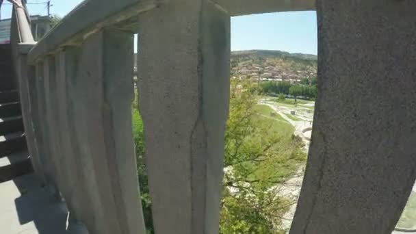 Vista panorámica Tbilisi — Vídeo de stock