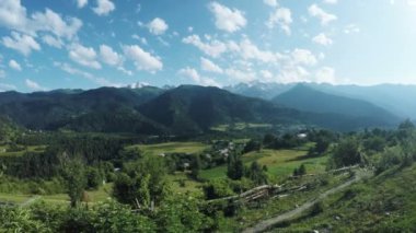 Panorama buzullar Gürcistan