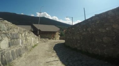 Sokaklar dağ köyü