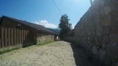 Sokaklar dağ köyü