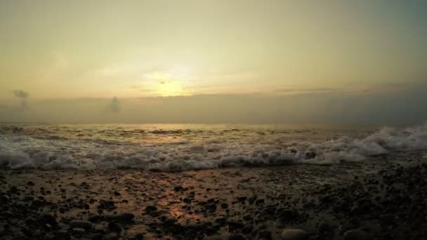 Atardecer del mar — Vídeo de stock