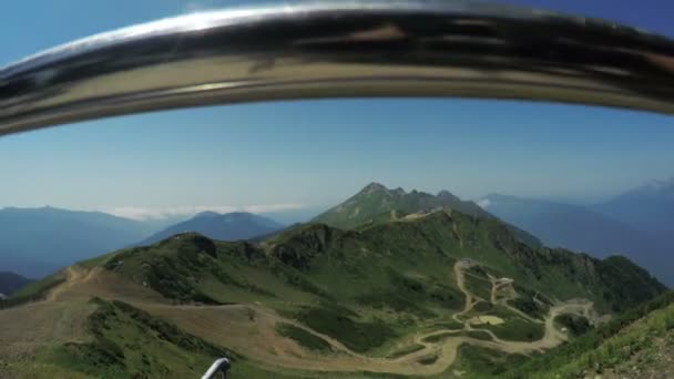 Ponte di osservazione Montagna — Video Stock