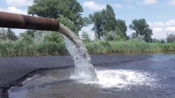 Ash dump termisk station — Stockvideo