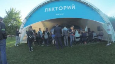 Pavyonlar sosyal gruplar Festivali'nde Vc. yaz sinema, ders