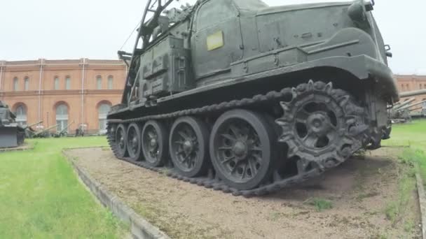 Artillery Museum och utställningar — Stockvideo