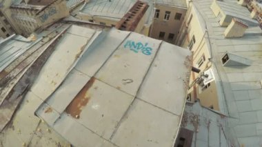 Eski şehir çatılarından görüntü