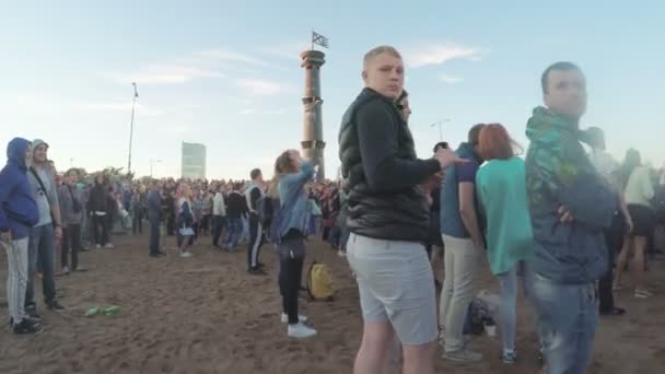 Concierto en la playa — Vídeos de Stock