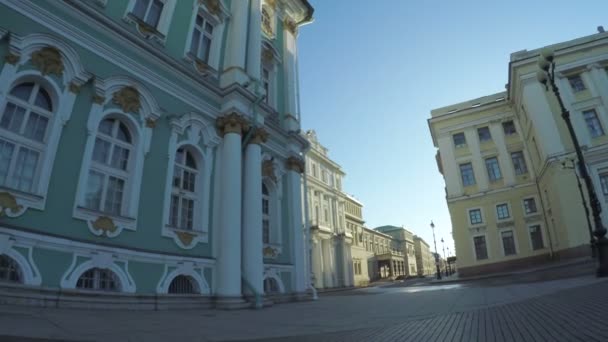 Plaza del Palacio en San Petersburgo — Vídeos de Stock