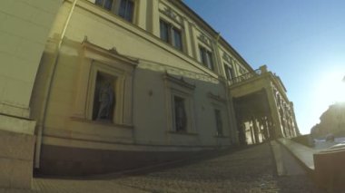 Atlant Kışlık Sarayın gündoğumu, St Petersburg