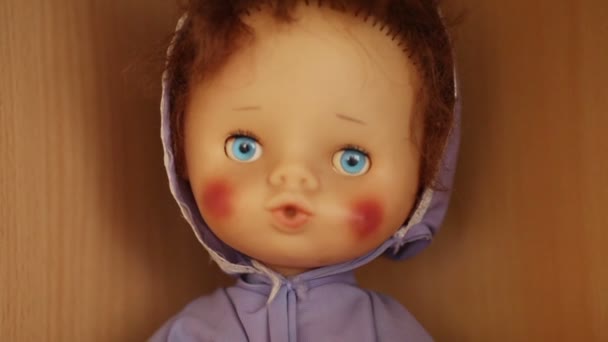 Plastic doll — Stock Video