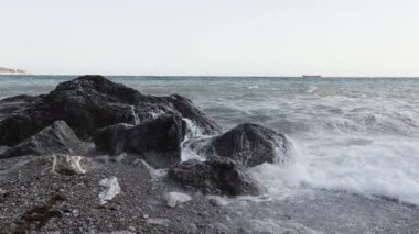 Deniz Manzaralı yukarıdan fırtınası