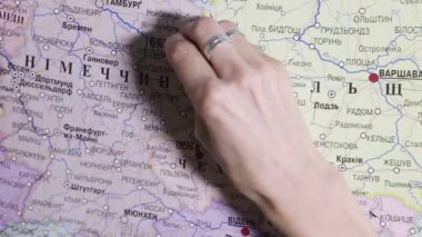 Harita üzerinde işaretleri