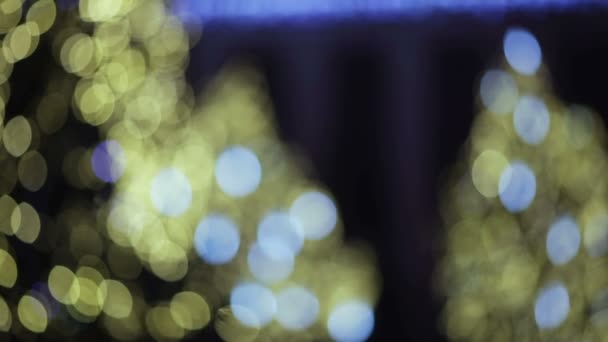 Bokeh de Navidad — Vídeo de stock