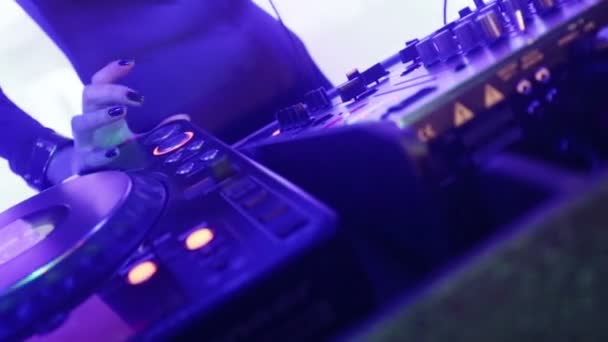 DJ Mixer — Stockvideo