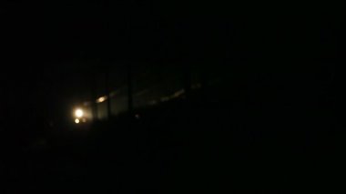 Bokeh gece treni