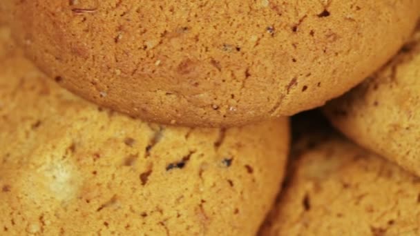 Galletas de avena — Vídeo de stock