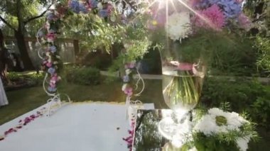 Düğün töreni yerleştirir