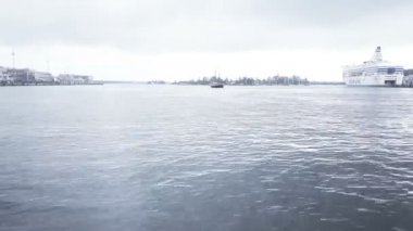 Bağlantı noktasına yelken günbatımı