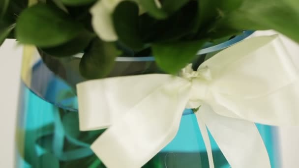 Decorateds wedding element — Stock Video
