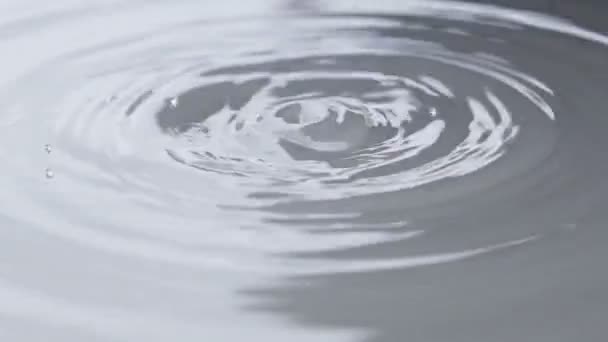 Большие капли воды — стоковое видео