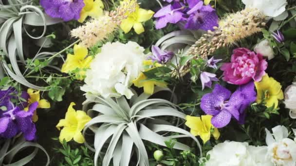 Mur de fleurs 