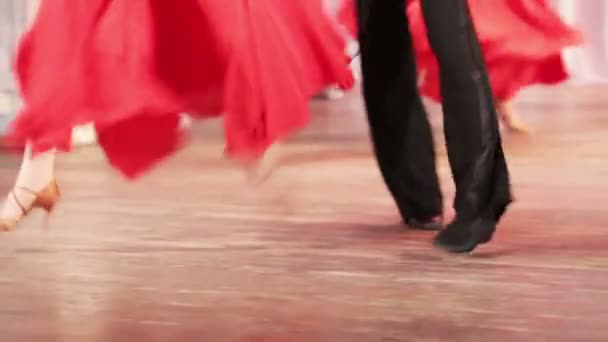 Hiszpański taniec na scenie — Wideo stockowe