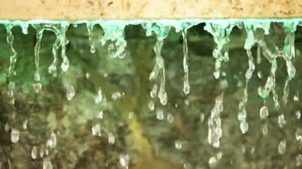 Acqua drenata — Video Stock