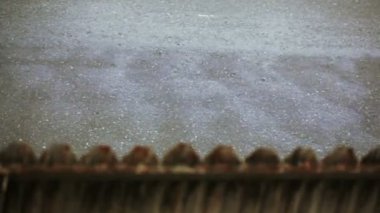 Asfalt üzerinde geçerli su