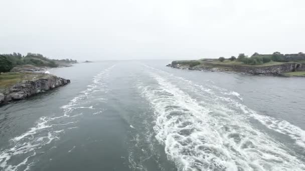 Porto Naval de Entrada — Vídeo de Stock