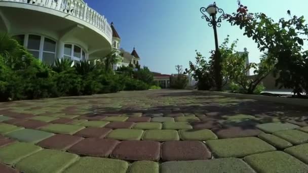 Relax Hotel by sea — Stock Footage Relax Hotel by sea Royalty Free Stock Footage