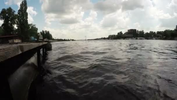 Riperipenabrzeże rzeki — Wideo stockowe
