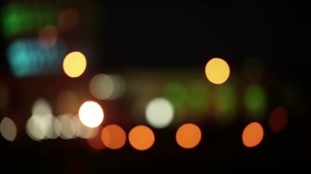 Bokehs nuit de la circulation 