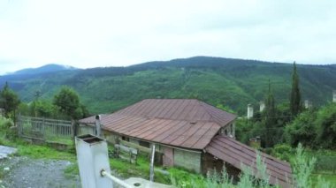 Sokaklar dağ köyü