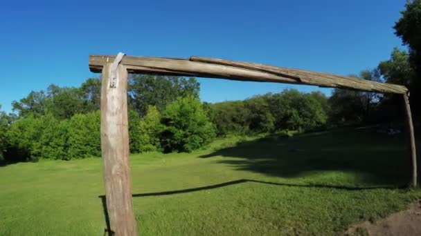 Buts de football en bois 