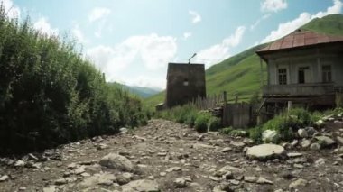 Sokaklar dağ köyü