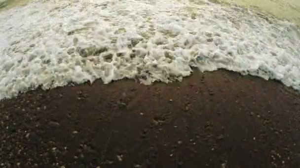 Havet solnedgången kvällen — Stockvideo