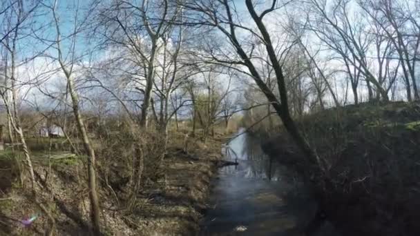 河上的桥 — 图库视频影像